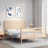 Bed Frame without Mattress Small Double Solid Wood 3194996