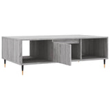 Coffee Table Grey Sonoma 104x60x35 cm Engineered Wood 827082