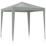 Party Tent 200 x 200 x 240 cm Light Grey PE and Steel 42032985