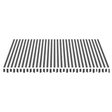 Replacement Fabric for Awning Anthracite and White 4.5x3.5 m 311990
