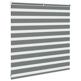 Zebra Blind Dark Grey 140x100 cm Fabric Width 135.9 cm Polyester 4014113