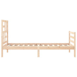 Bed Frame without Mattress 100x200 cm Solid Wood 3194886