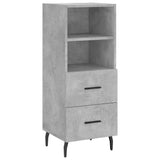 Sideboard Concrete Grey 34.5x34x90 cm Engineered Wood 828688