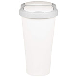 Garbage Bin White 48 x 30 x 51 cm PP 42033396
