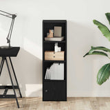 Bookcase Black Oak 31x24x102 cm Engineered Wood 860338