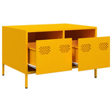 TV Cabinet Mustard Yellow 68x50x43.5 cm Cold-rolled Steel 851241