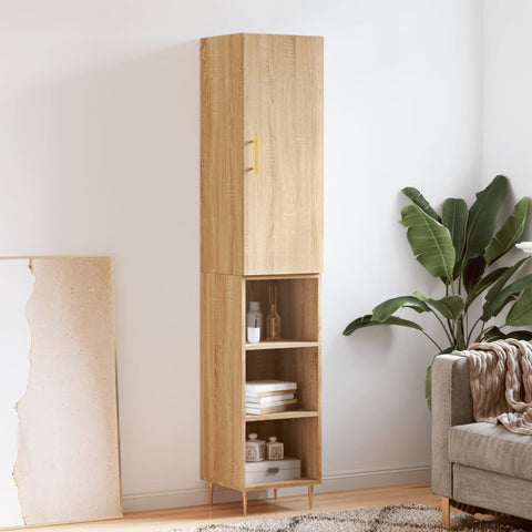 Highboard Sonoma Oak 34.5x34x180 cm Engineered Wood 3198972