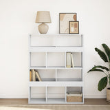 Bookcase White 100x33x125.5 cm Engineered Wood 3309357