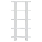 Book Cabinet/Room Divider White 80x30x160 cm Engineered Wood 811565