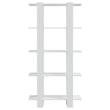 Book Cabinet/Room Divider White 80x30x160 cm Engineered Wood 811565