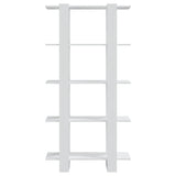 Book Cabinet/Room Divider White 80x30x160 cm Engineered Wood 811565