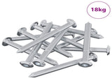 Screw 1600 pcs Silver M6 x 60 mm Steel 864414