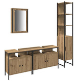 Bathroom Furniture Set 4 pcs Artisan oak 33 x 33 x 185.5 cm 3334420