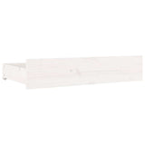 Bed Frame without Mattress with Drawers White 120x200 cm 3103555