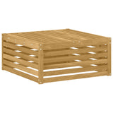 Outdoor Footstool Solid Acacia Wood White 79 x 79 x 37 cm 901561
