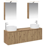Bathroom Cabinet Set 5 pcs Artisan Oak Engineered Wood 3406558
