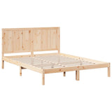 Extra Long Bed Frame without Mattress 200x210 cm Solid Wood 3309249