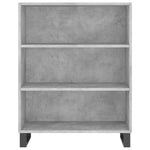 Highboard Concrete Grey 69.5x32.5x180 cm Engineered Wood 3189601