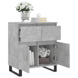 Sideboard Concrete Grey 60x35x70 cm Engineered Wood 831128