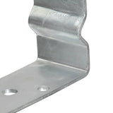 Fence Anchors 12 pcs Silver 10x6x15 cm Galvanised Steel 145337