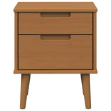 Bedside Cabinet Caramel 40 x 35 x 48 cm Solid Pine Wood 42020931