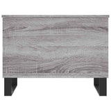 Coffee Table Grey Sonoma 60x44.5x45 cm Engineered Wood 830962