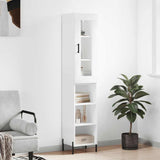 Highboard White 34,5x34x180 cm Engineered Wood 3199369