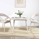 Table Top White 80x80x2.5 cm Solid Wood Pine Square 824391