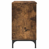 Bathroom Sink Cabinet with Door Smoked Oak 60.5 x 33.5 x 61 cm 883419