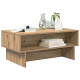 Coffee Table Artisan Oak 80 x 46 x 35 cm Engineered Wood 8000227