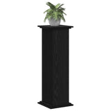 Plant Stand Black Oak 33 x 33 x 100 cm Engineered wood 869238