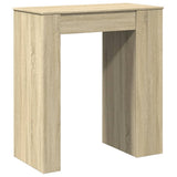 Bar Table with Racks Sonoma Oak 95x47x103.5 cm Engineered Wood 854384
