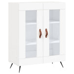 Highboard White 69.5x34x180 cm Engineered Wood 3199593