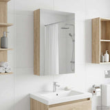 Bathroom Mirror Cabinet Sonoma Oak 30 x 10.5 x 50 cm 889009