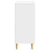 Sideboard High Gloss White 89 x 34.5 x 80 cm Engineered Wood 895109