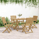 Folding Garden Chairs 4 pcs 54x61x88 cm Solid Wood Acacia 365742