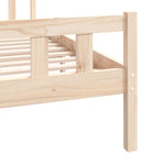 Bed Frame without Mattress Solid Wood Small Double 810649