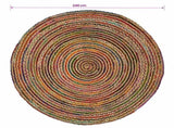 Area Rug Multicolour 240 cm Jute 42010762