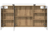 Bathroom Mirror Cabinet Artisian Oak 100 x 14.5 x 70 cm 889134
