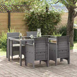 Garden Chair 4 pcs Light Grey 53 x 49 x 85 cm Polypropylene 847487