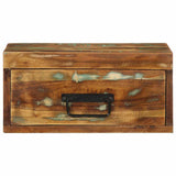 ZNTS Wall-mounted Bedside Cabinets 2 pcs Solid Wood Reclaimed 4017456