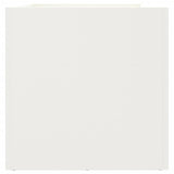 Planter White 62x30x29 cm Steel 841590
