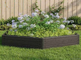 Raised Bed Black 148 x 129 x 25 cm PP 42033406