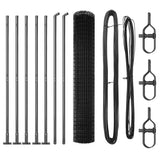 Welded Wire Fence with Concrete Base 10 x 1.5 m 3350905