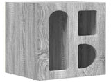 Bedside Table 2 pcs Grey Sonoma 40 x 35 x 50 cm Engineered Wood 891257