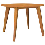 Garden Table Brown Solid Acacia wood Medium Durable 310301