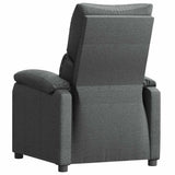 Recliner Chair Dark Grey Fabric 340178