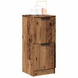 Sideboard Old Wood 30x30x70 cm Engineered Wood 856959