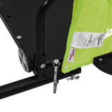Bike Trailer Green Oxford Fabric and Iron 94165