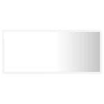 LED Bathroom Mirror White 90x8.5x37 cm Acrylic 804932